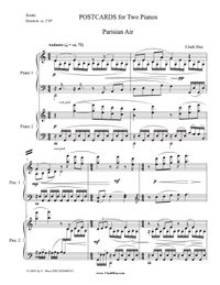 Postcards: Parisian Air (Two Pianos version)