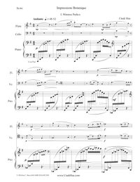Impressions Botanique for flute, cello, & piano