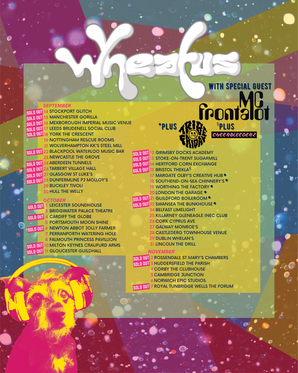 Wheatus 2023 UK Ireland tour poster