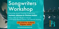 Songwriting Workshop with Jaylene Johnson and Chelsea Amber