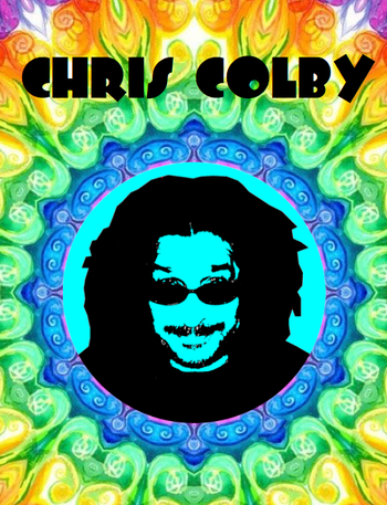 Chris Colby Icon - Circle - Tie Dye
