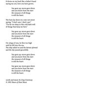 Icarus by Greg Greenway - Lyrics