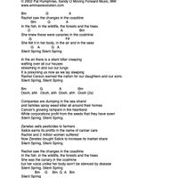 Silent Spring - Lyrics with Chords in Bm