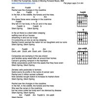 Silent Spring - Lyrics with Chords as Pat Plays Them