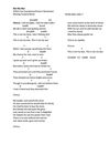 Not My War - Lyrics with Chords as Sandy Plays Them