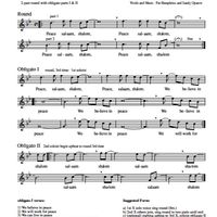 Peace Salaam Shalom Sheet Music (Download)