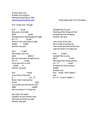 Another New Year - Lyrics with Chords as Sandy Plays Them