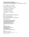 "Rise Together" - Lyrics with Pat's Chords