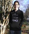 Peace - Organic Pullover Hoodie - Print Imperfection