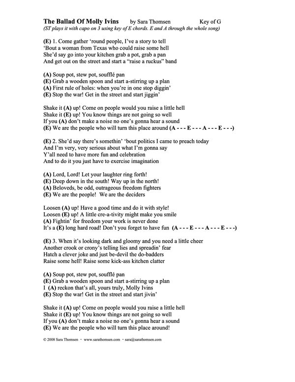 The Ballad Of Molly Ivins by Sara Thomsen - lyric + chords.pdf
