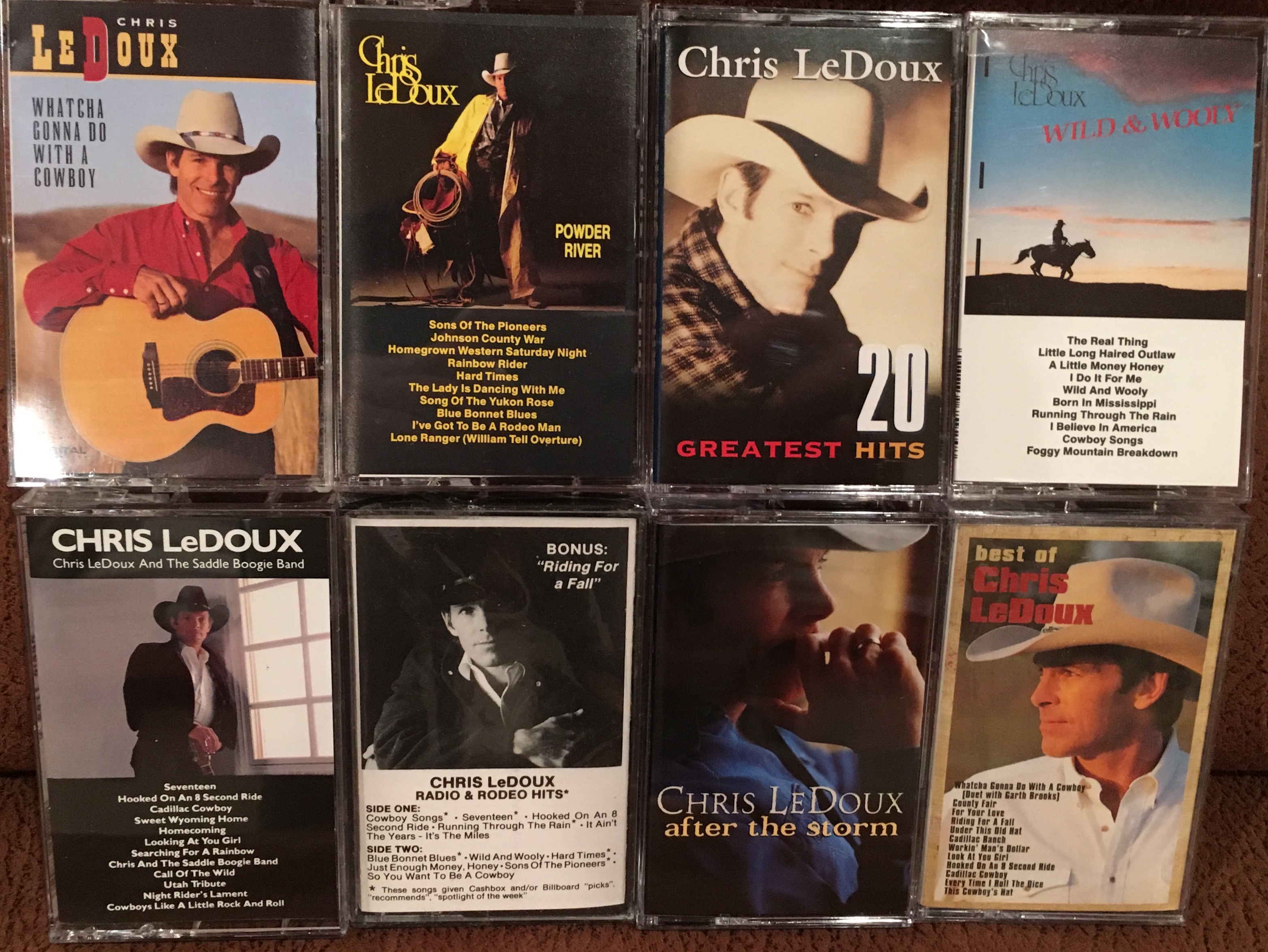 Chris LeDoux 24 cassette factory Lot