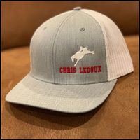 Chris LeDoux Red Stitch Heather/White Mesh Cap