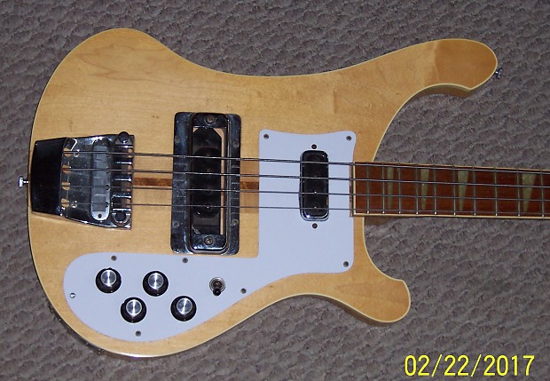 1975 Rickenbacker 4001 Bass Maple Glo - Axeshop