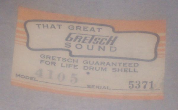 Gretsch 4105 round badge snare - Axeshop