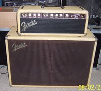 1962 Fender Bassman Head and Cabinet  Blonde