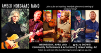 Amber Norgaard Band at Community Performance & Arts Center (Green Valley, AZ) - SOLD OUT!