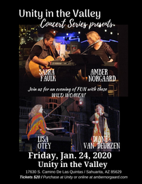 Amber & Sabra Unity Concert Featuring Lisa Otey & Diane Van Deurzen