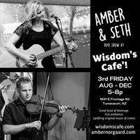 Amber & Seth at Wisdom's Cafe'!