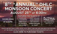 8th "Annual" DHLC Monsoon Concert: CANCELED