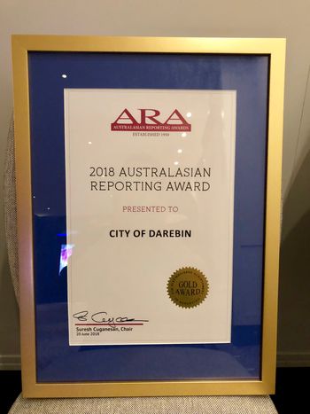 2018 ARAs: Gold Award

