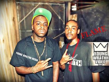 Me and Young Wrathh filming one of my shows at Head Hunters
