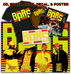 BARS CD, Poster, Decal, & Black Shirt
