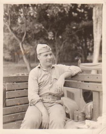My dad on a break in the South Pacific during World War II
