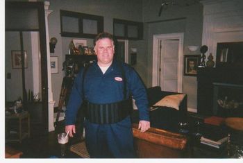 On the set of "Will and Grace" My first big break in Hollywood.
