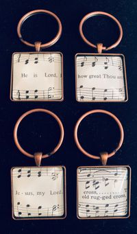 CUSTOM KEYCHAIN - Pick a Hymn Phrase