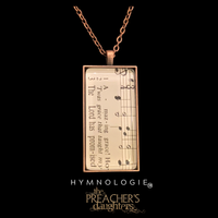 "Amazing Grace" HYMNOLOGIE Necklace (Rectangle)