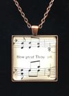 "How Great Thou Art" HYMNOLOGIE Necklace (Square)