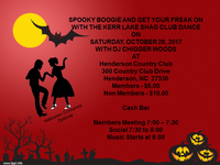 Kerr Lake Shag Club "Spooky Boogie And Get Your Freak On"