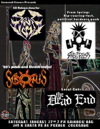Sonic Vomit, with Street Priests, Scrotus and The Dead End.