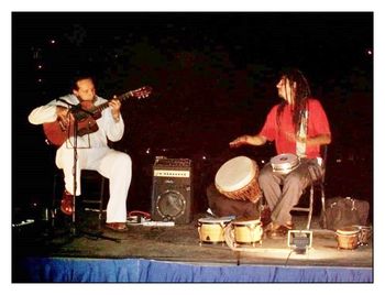 ARMANDO ABREU AND OSKAR CHRISTIAN IN MAYAN PALACE 2007
