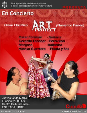 cultural concert 2006 in puerto vallarta with oskar christian art proyect
