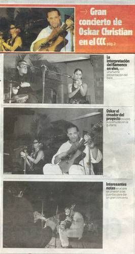 Event in puerto Vallarta 2006 with marie josé (dancer), gerardo escobar (percussion), alonso querero (flute), oskar christian (guitar)
