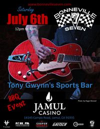 Jamel Casino at Tony Gwynn's Sports Pub, BBQ Event