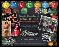 Naughty Holiday Special Featuring Glamourbomb Burlesque & Bonneville 7 at Cheer's Ramona