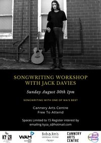 Songwriting Workshop with Jack Davies