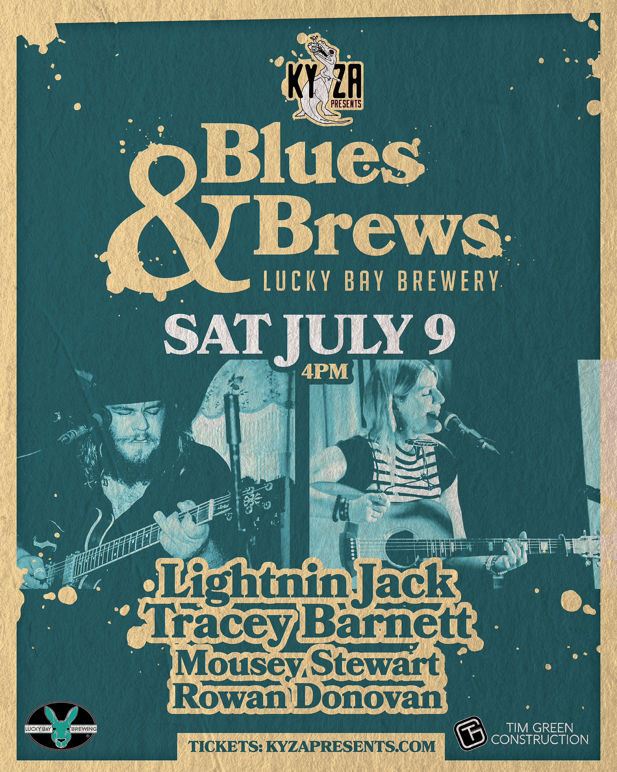 Blues and Brews Lucky Bay Brewery Jul 9, 2022, 4:00PM