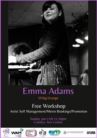 Free Workshop With Emma Adams