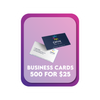 BUSINESS CARDS FULL COLOR 2SIDES(500 CT)