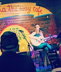 Eryn Michel at Outta the Way Cafe with Gracious Me and Bob Shellhouse