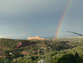 Garden of the Gods, as seen from recording house in Manitou Springs.
