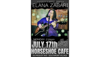 Elana Zabari-Featured Performer at The Horseshoe