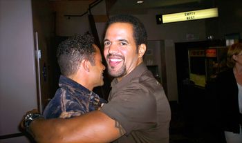 Kristoff St. John and Thyme Lewis
