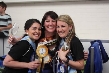 Winners are GRINNERS! Melbourne Royal 2012 celebrations!!
