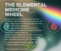 The Elemental Medicine Wheel ( a 7 week embodied practice )