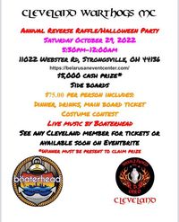 Open to Public: Cleveland Warthogs MC Annual Reverse Raffle / Halloween Party
