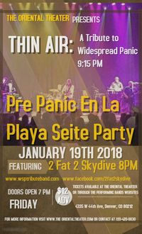 Thin Air: A Tribute to Widespread Panic/Pre Panic En La Playa Siete Party